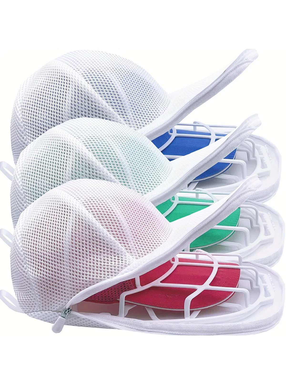 2/4/6Pcs/set Hat washing set baseball duckbill cap washing and sun